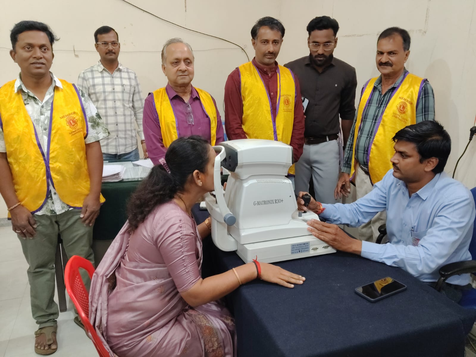 Eye checup camp at jamakandi.