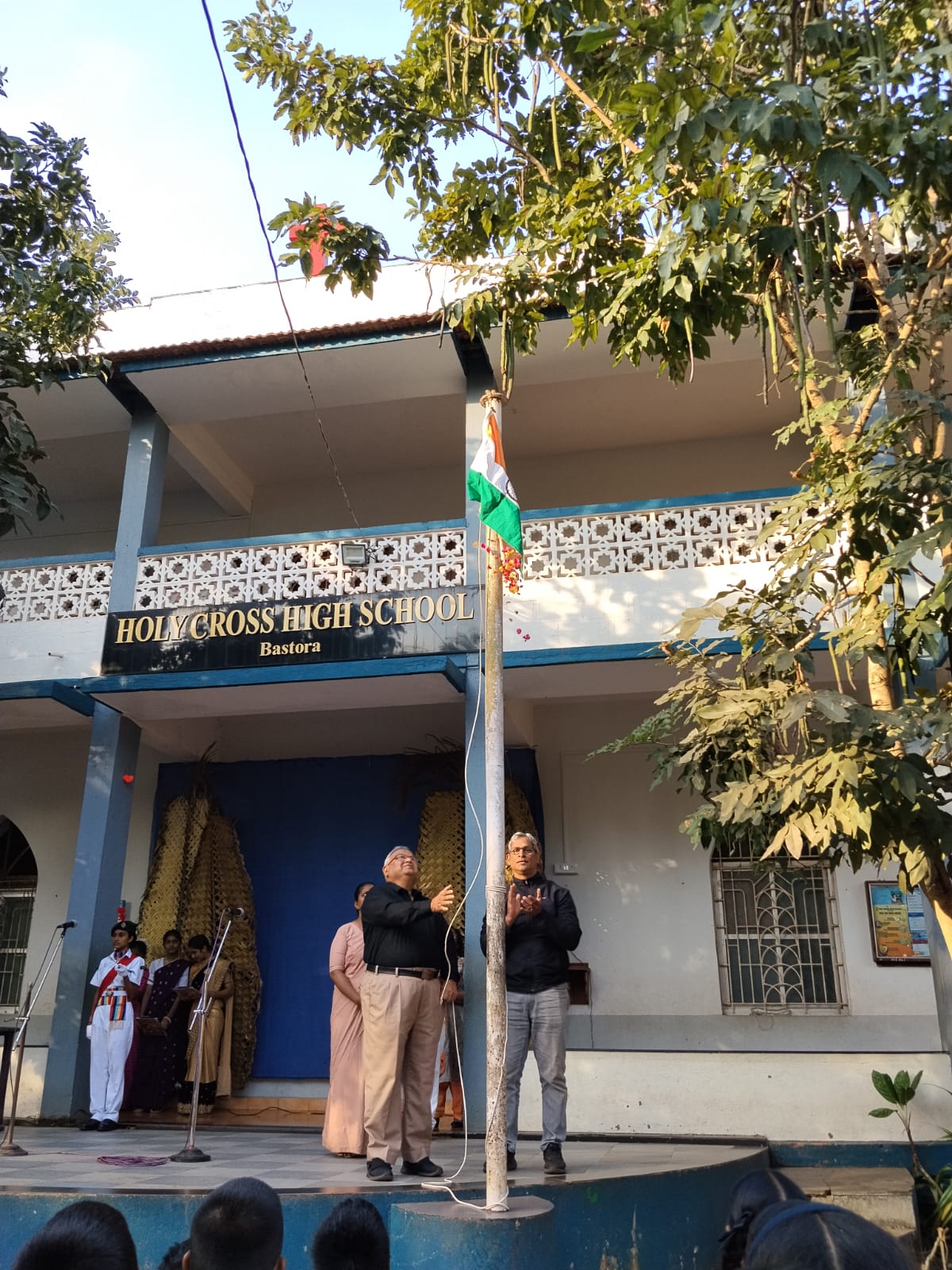 Flag hoisting