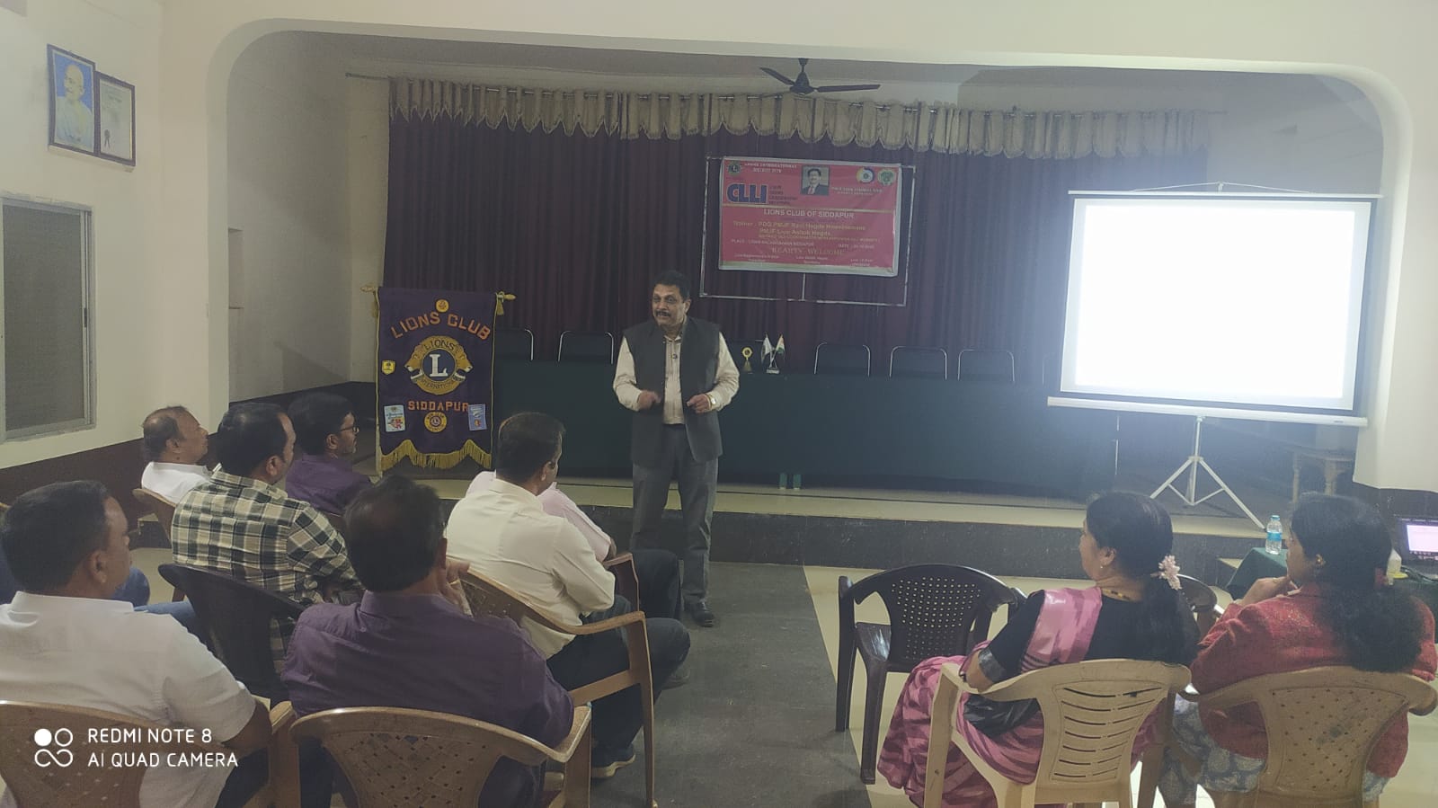 LIONS CLUB OF SIDDAPUR CLLI Session
