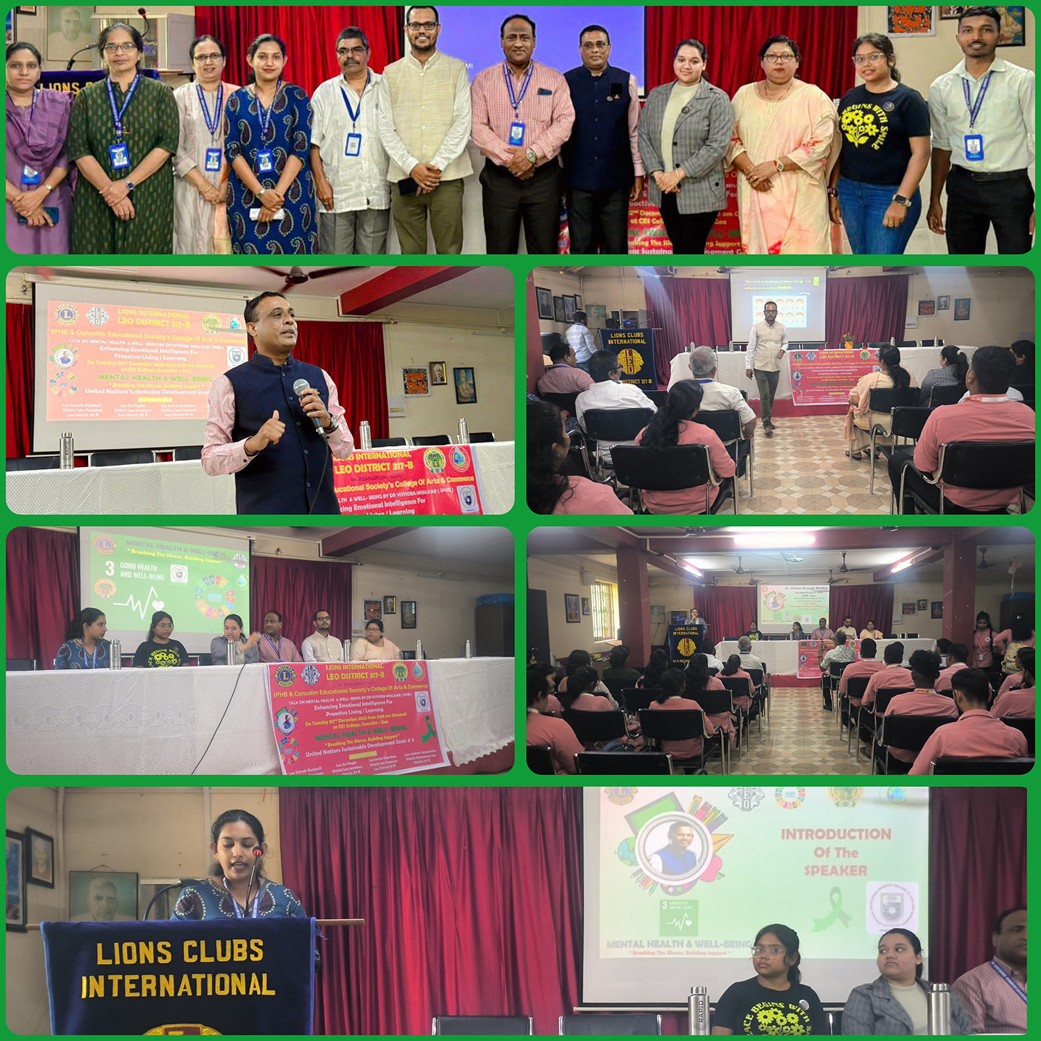 Attended Leo District Seminar and Talk by Dr Vithobha Mhalkar Asst Prof IPHB. Instrumental in Arrangements