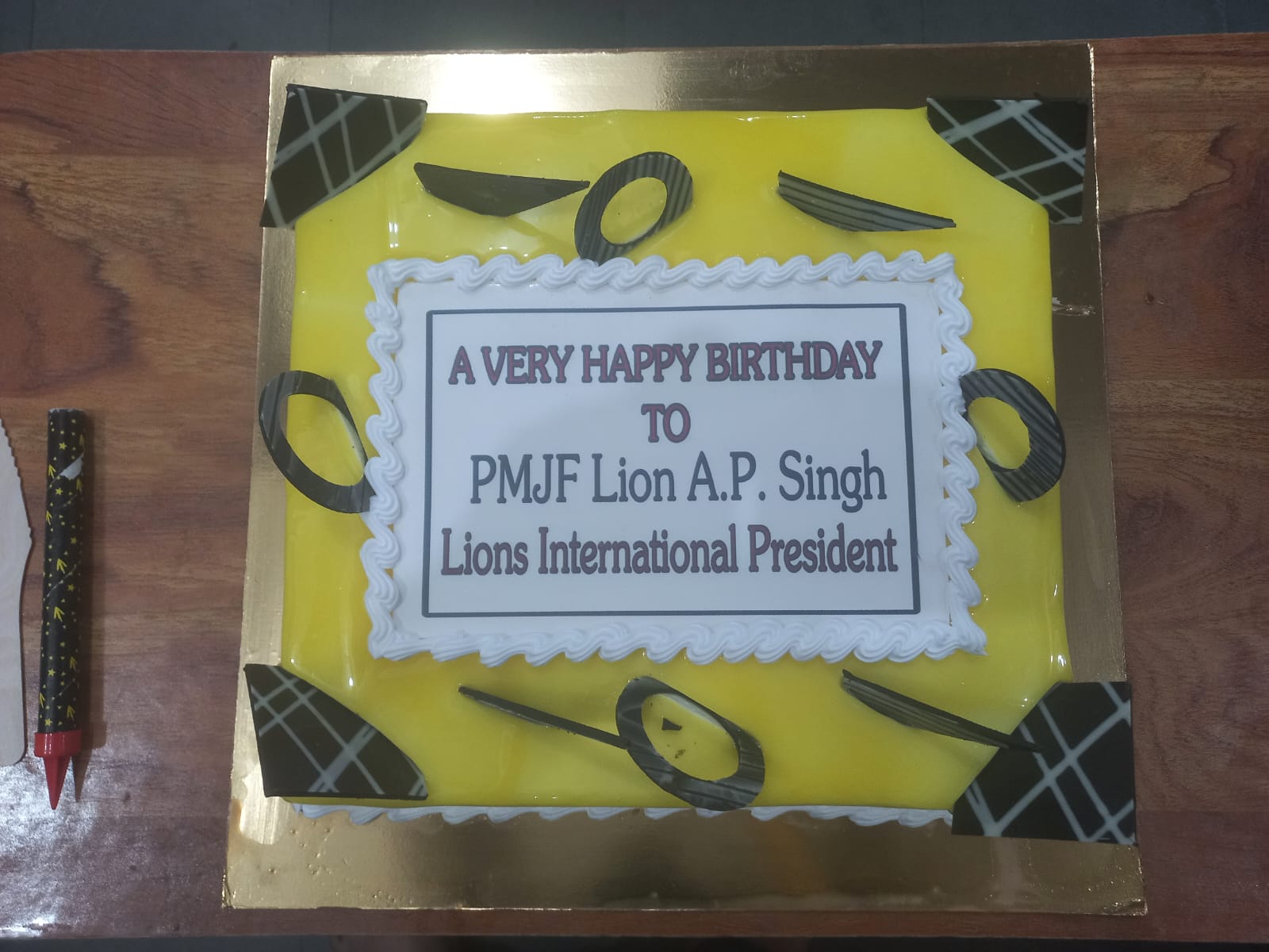 Birthday celebration 