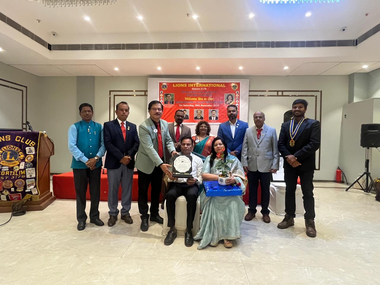 Participated in Club Felicitation or Dr Sanjay GMC Blood Bank 