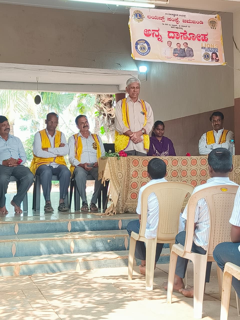 Awareness Program on Childhood cancer.(Anathashram)