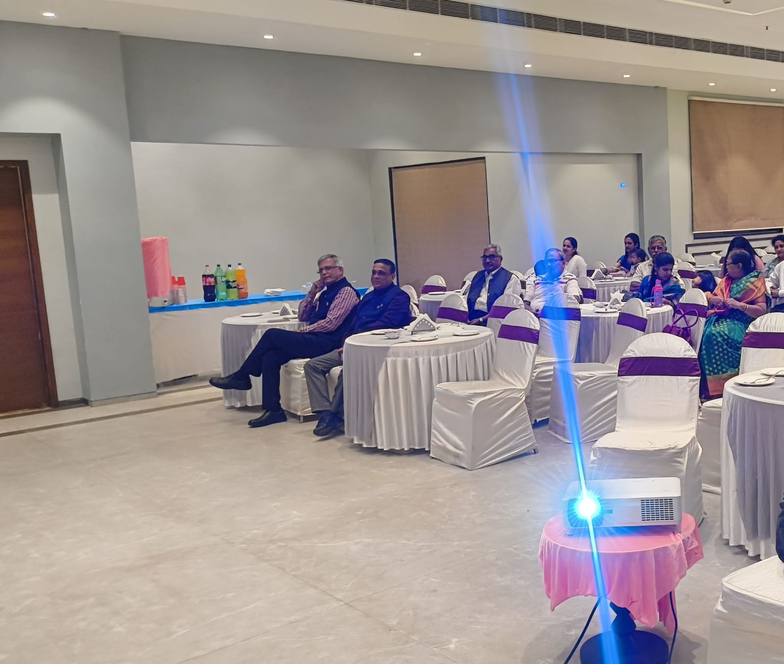 Attended DG Visit To Lions Club of Cortalim. Had a Conversations with Hunger Service Week With Members of LC Cortalim and Other Club Members