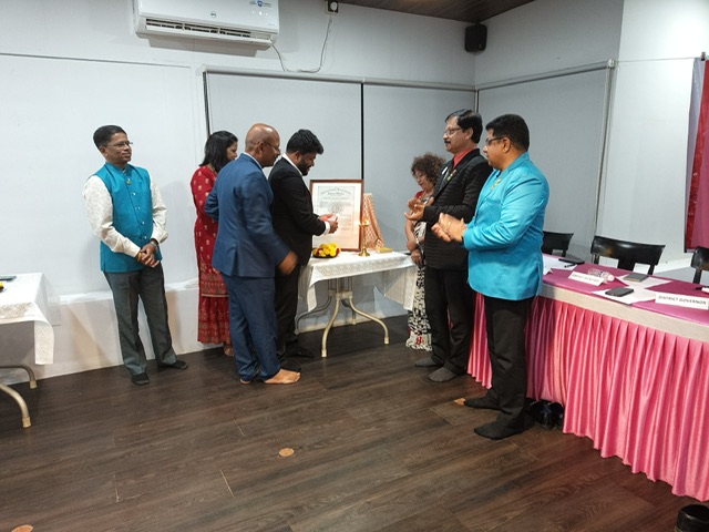 Celebrated clubs 63rd Charter Night