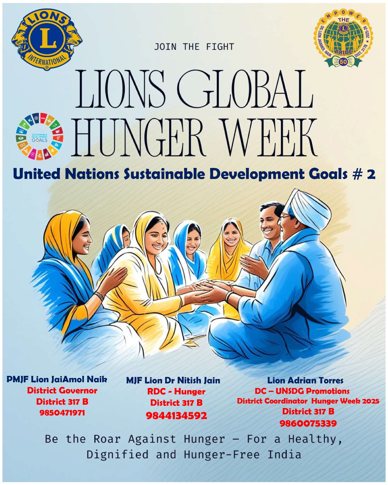 Plan Out With Meaningful Activities related to Focus Area Hunger. Let us make it Big.  UNSDG Goal No 2 Sharing suggested graphics—please circulate to PST and members. Let’s prepare their mindset to serve with heart. Lead to Serve, Serve to Lead. We Serve.
