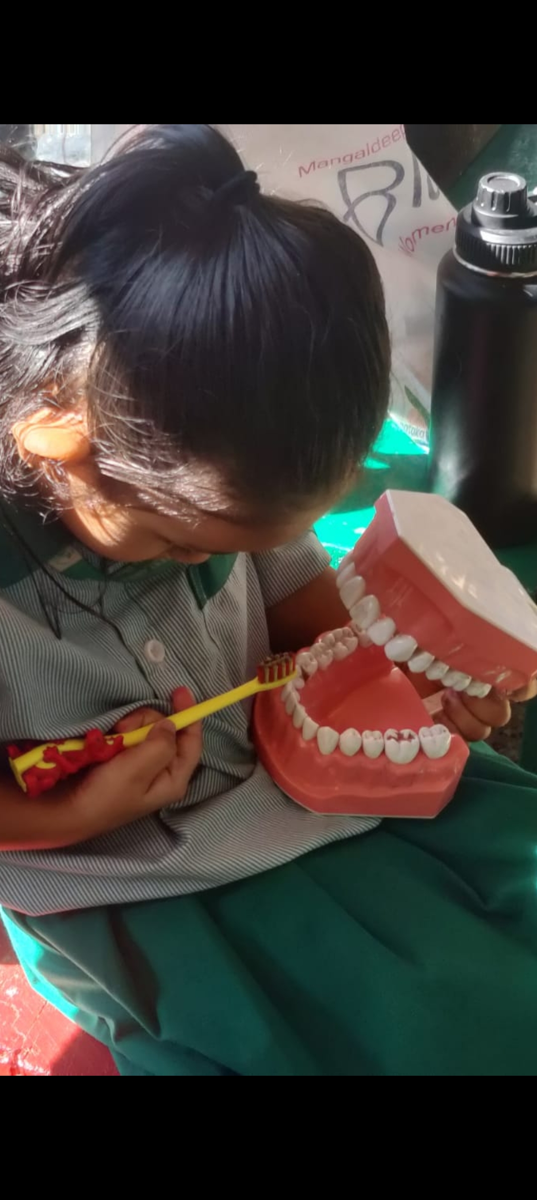 Members of Lions Club of Panjim conducted a medical.camp for students of Greenlawn Primary school