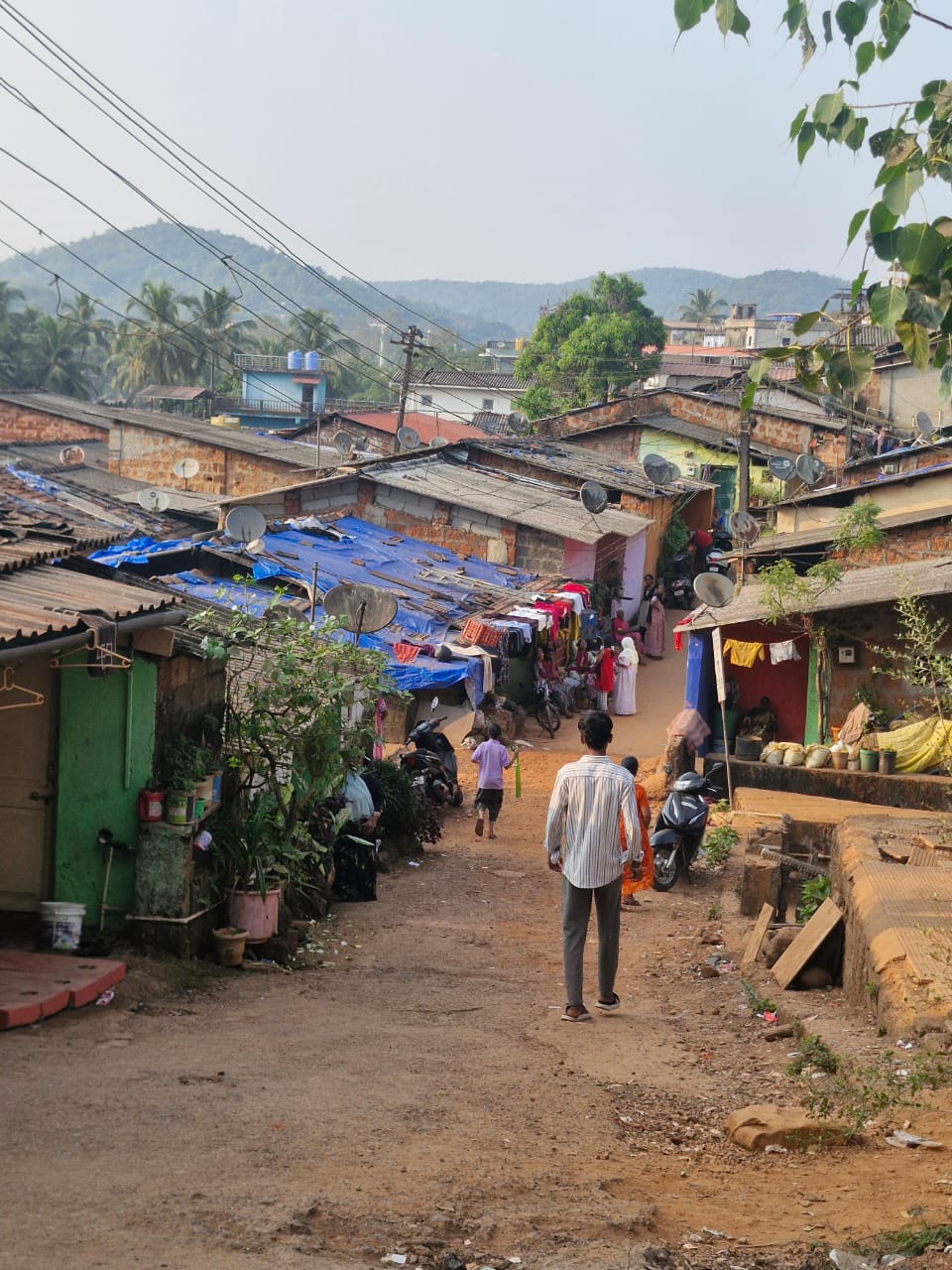 Hunger free slum area program - Hunger service week.