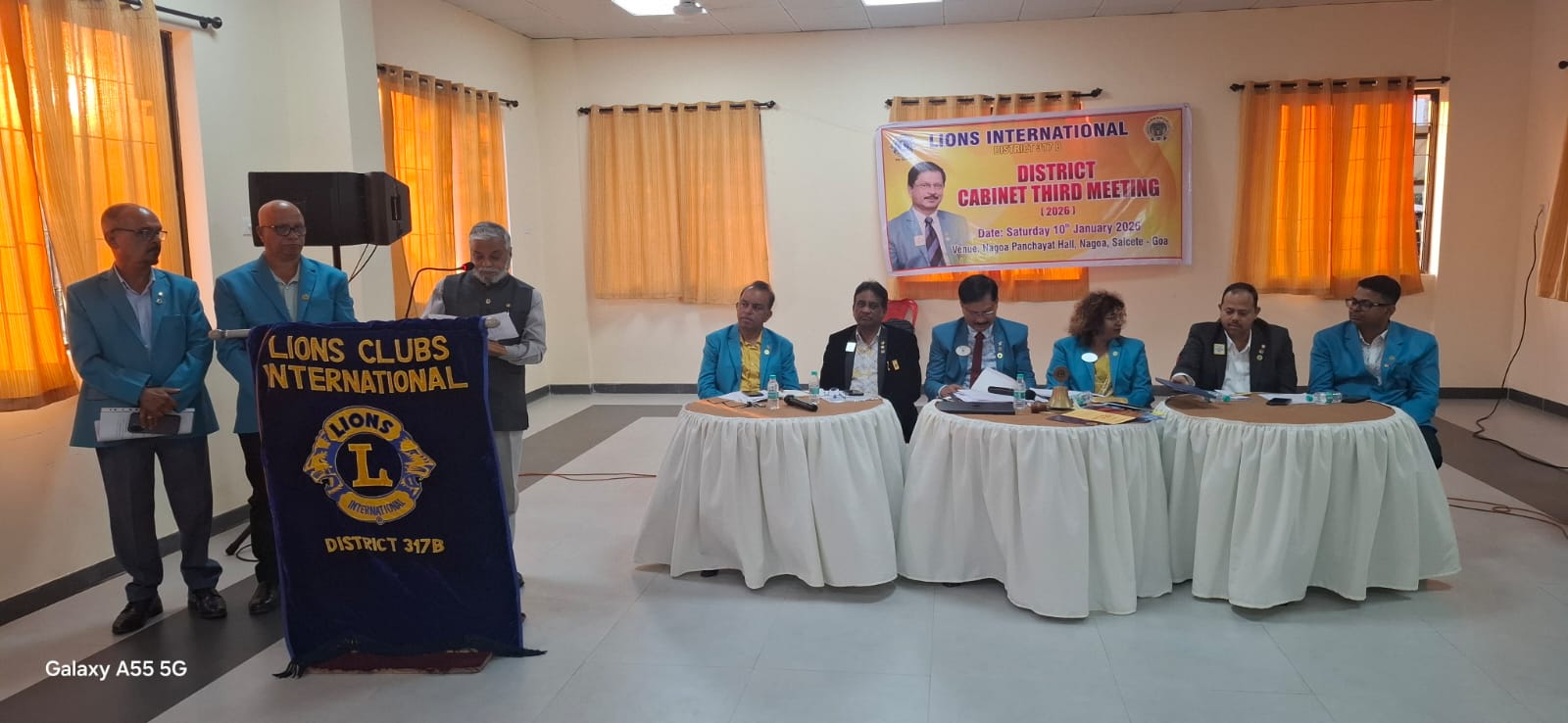 Attended the 3 rd district cabinet in vasco