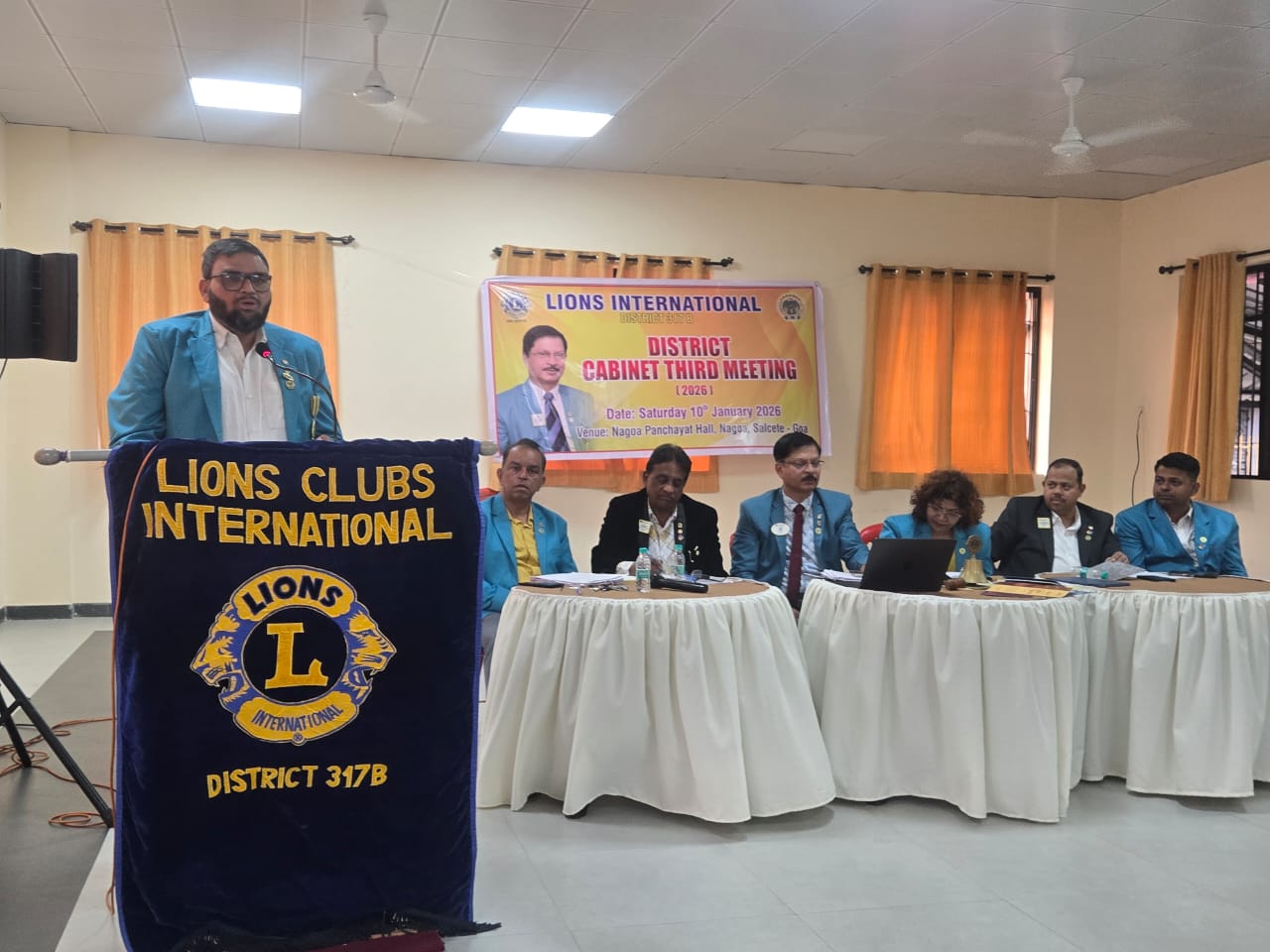 ATTENDED DISTRICT 3RD CABINET MEETING AT GOA