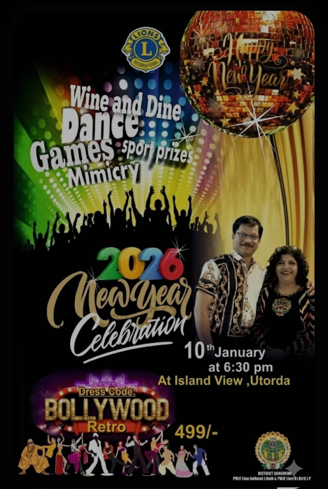 3rd district cabinet meeting and 2026 NEW YEAR CELEBRATION- RETRO NIGHT