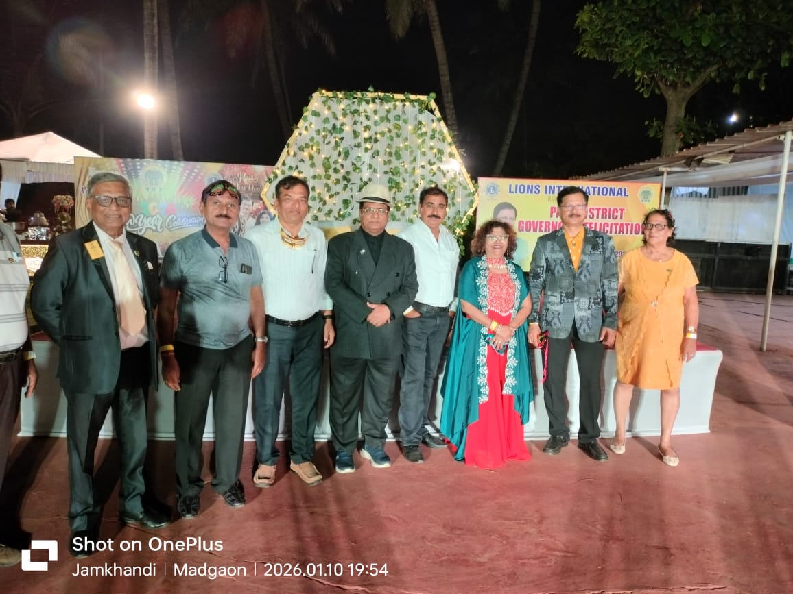 Attending District (317-B) New Year celebration in Goa (10.01.2026).
