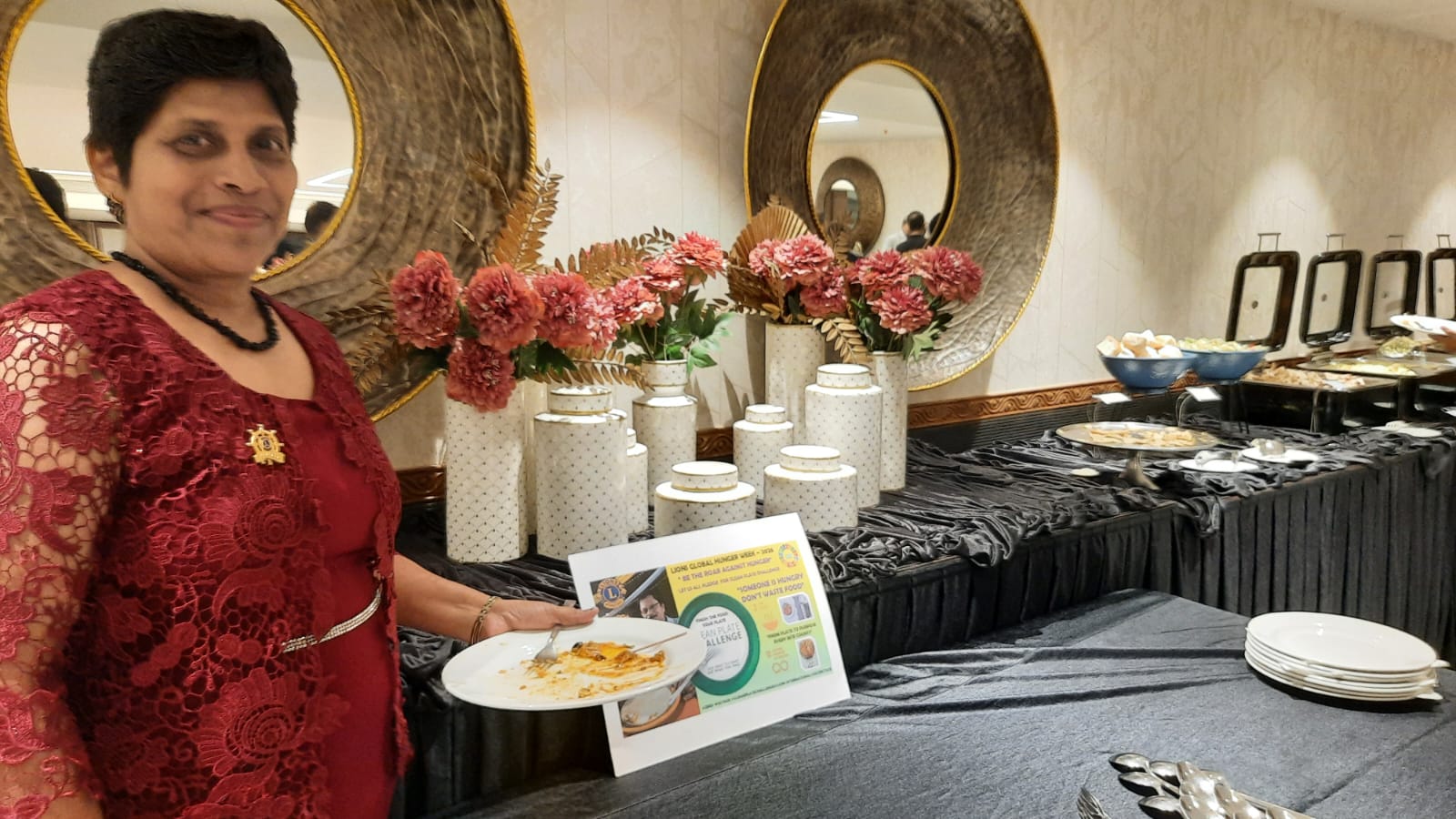 empty plate Challenge in hunger week 