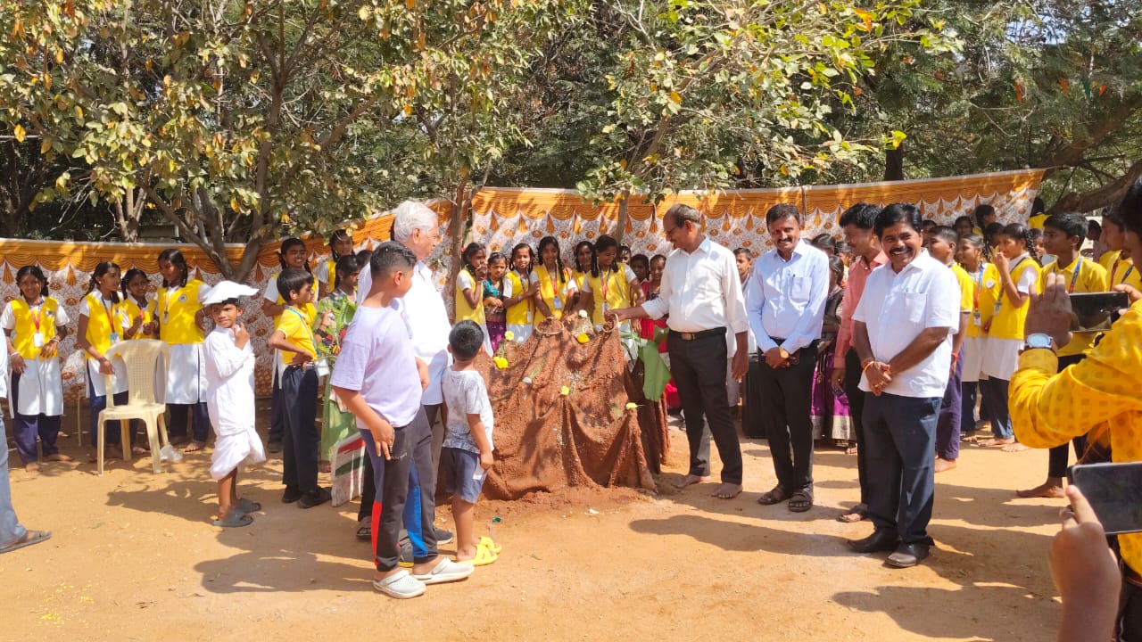 Celebration of Sankranthi festival in lions campus