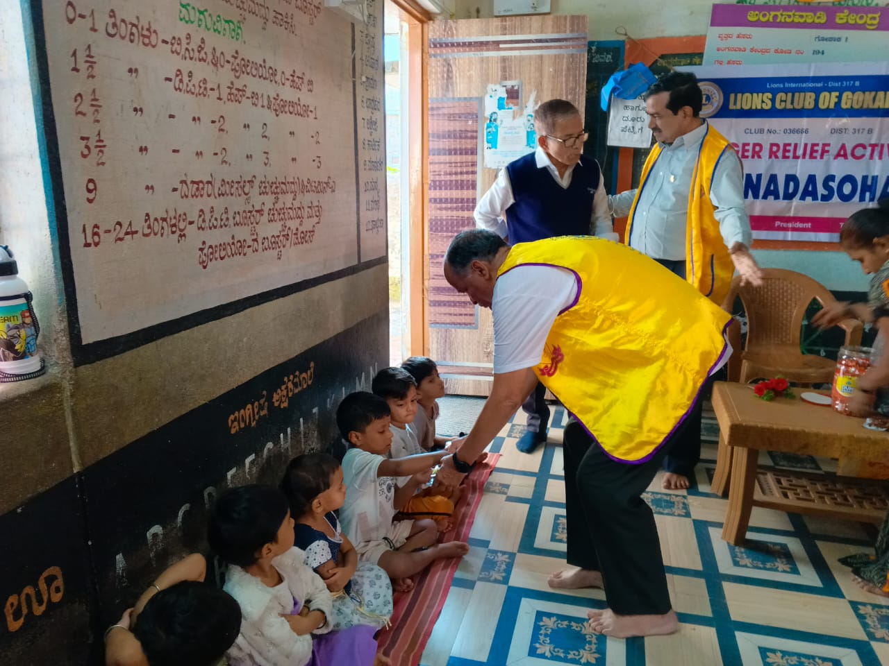 DISTRIBUTION OF NUTRITIVE FOOD