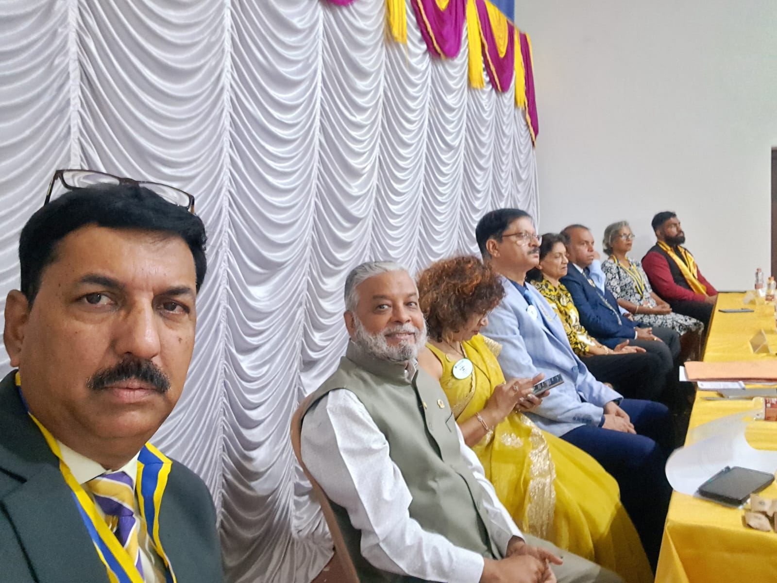 visit to lions club of Aldona of my region