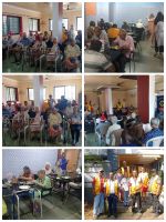 Organized lunch to 80 inmates of St Thomas Aged home , Bodiem