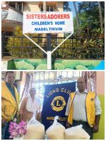 Hunger week - Rice Drive - Donated 3 Rice bags for 13 inmates of Sr. Adores Madel Tivim .