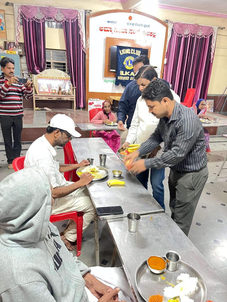 ATTENDED JANEVERY 9 ANNADASOHA PROGRAME AT ILKAL.  