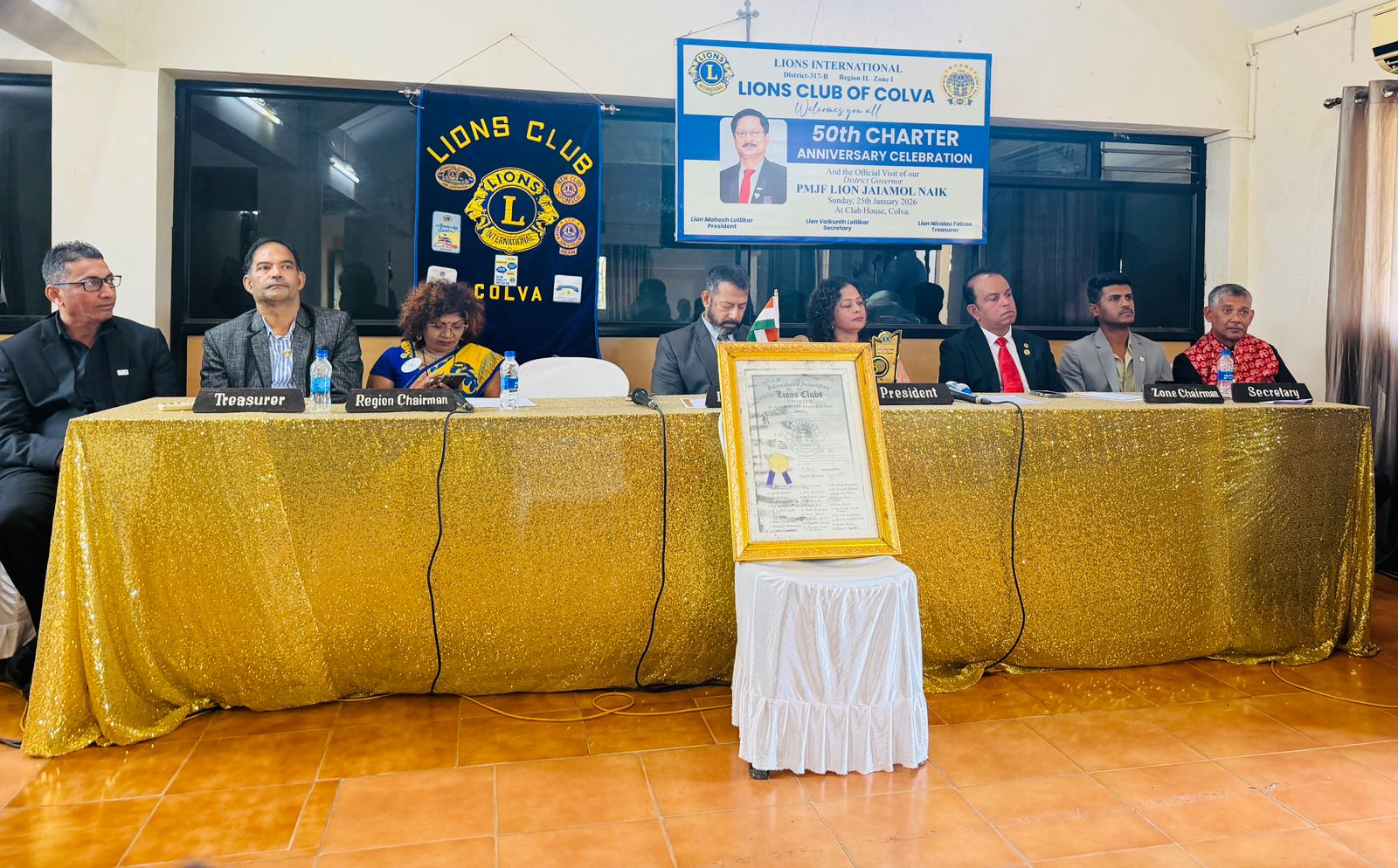 50th Charter night & DG visit LC COLVA