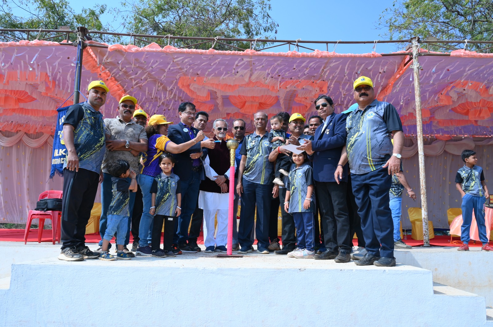 Region level cricket tournament program. 