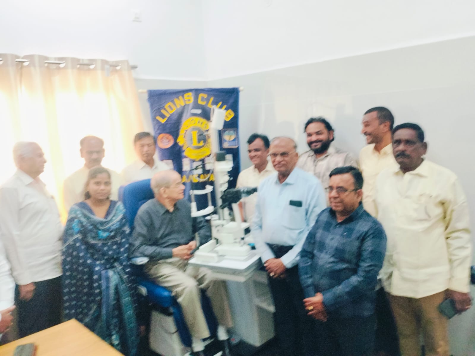 Pmjf.Ln.Dr.Chandrasekhar shetty visit to lions eye hospital