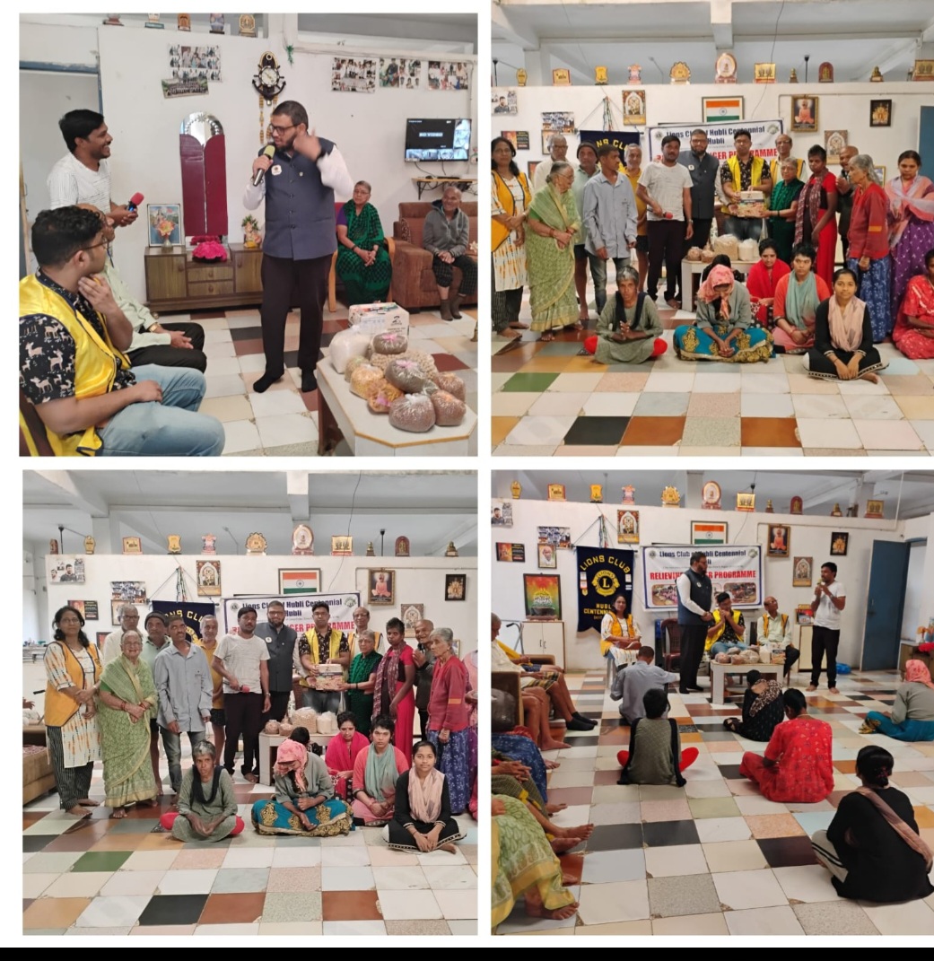 Distribution of food and  awareness talk on Nutrition 