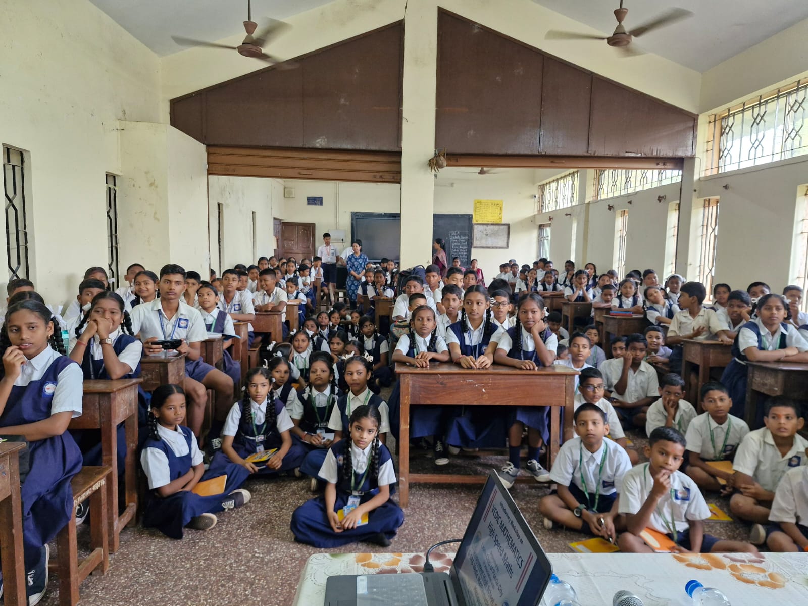 Vedic Mathematics Workshop for students of Std. V to VII of Government High School, Sadar, Ponda