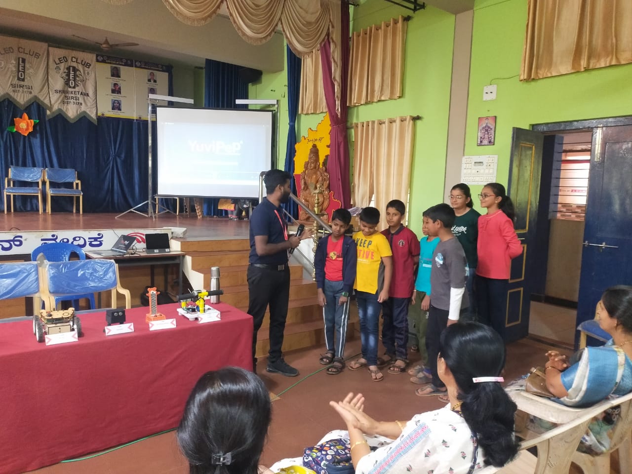 Attended Computer Literacy, Robotics Technology & AI Awareness Programme by Lions Club Sirsi