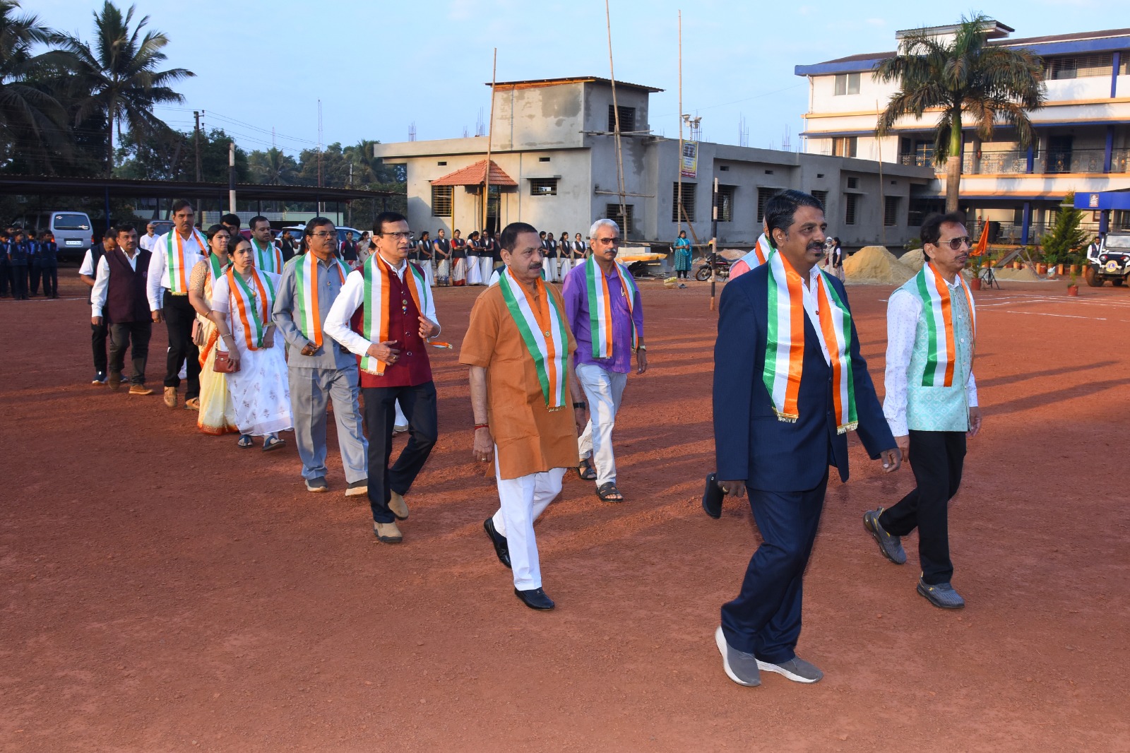 REPUBLIC DAY CELEBRATION, FLAG HOISTING BY THE CLUB PRESIDENT
