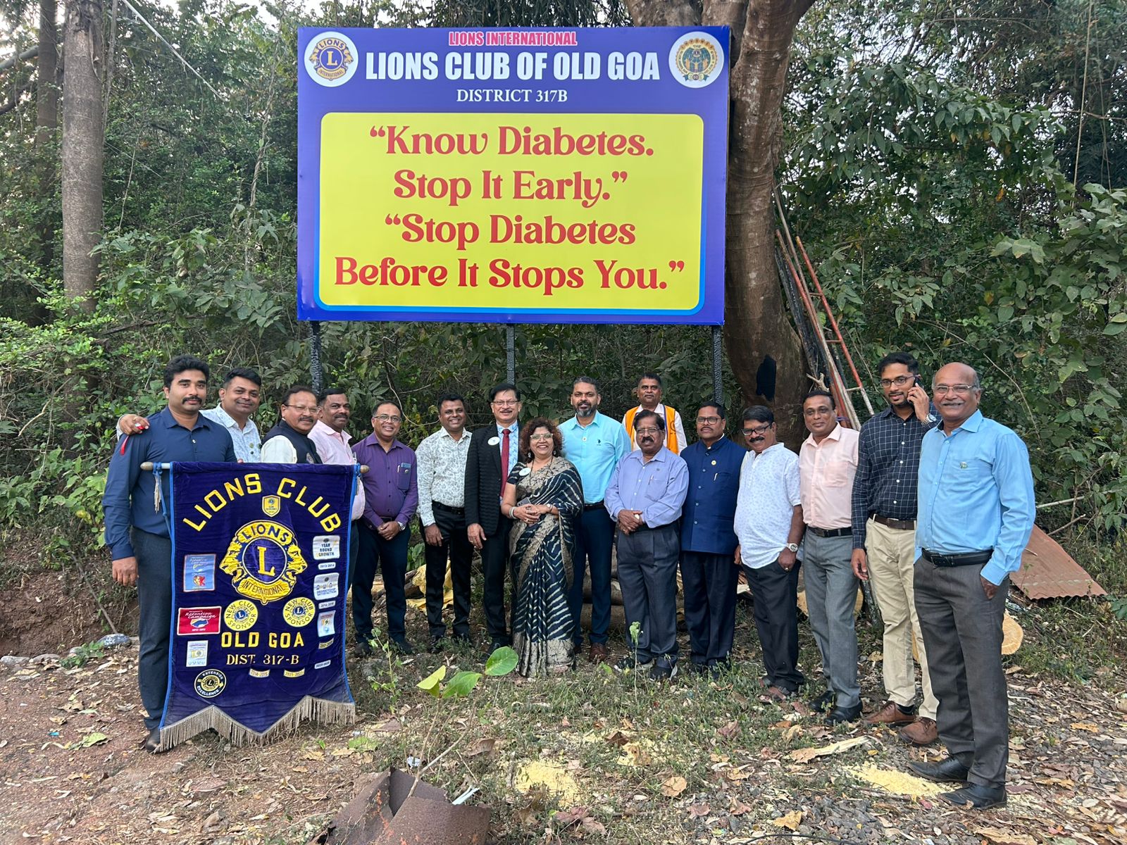 Lions Branding with Diabetes awareness 