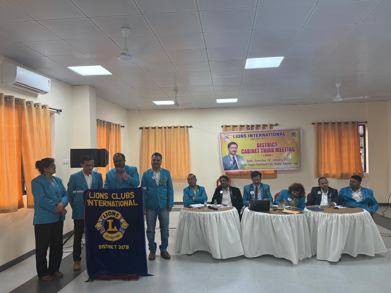 ATTENDED DISTRICT THIRD CABINET MEETING AND DISTRICT NEW YEAR CELEBERATIONS