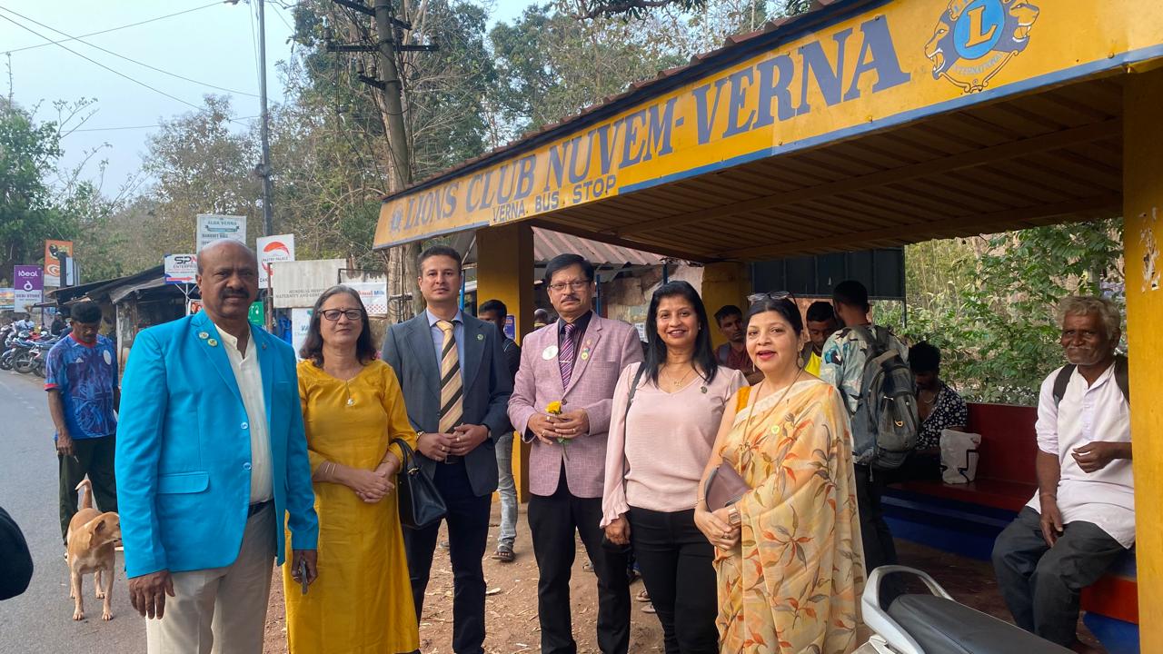 Lions Bus Stop at Verna