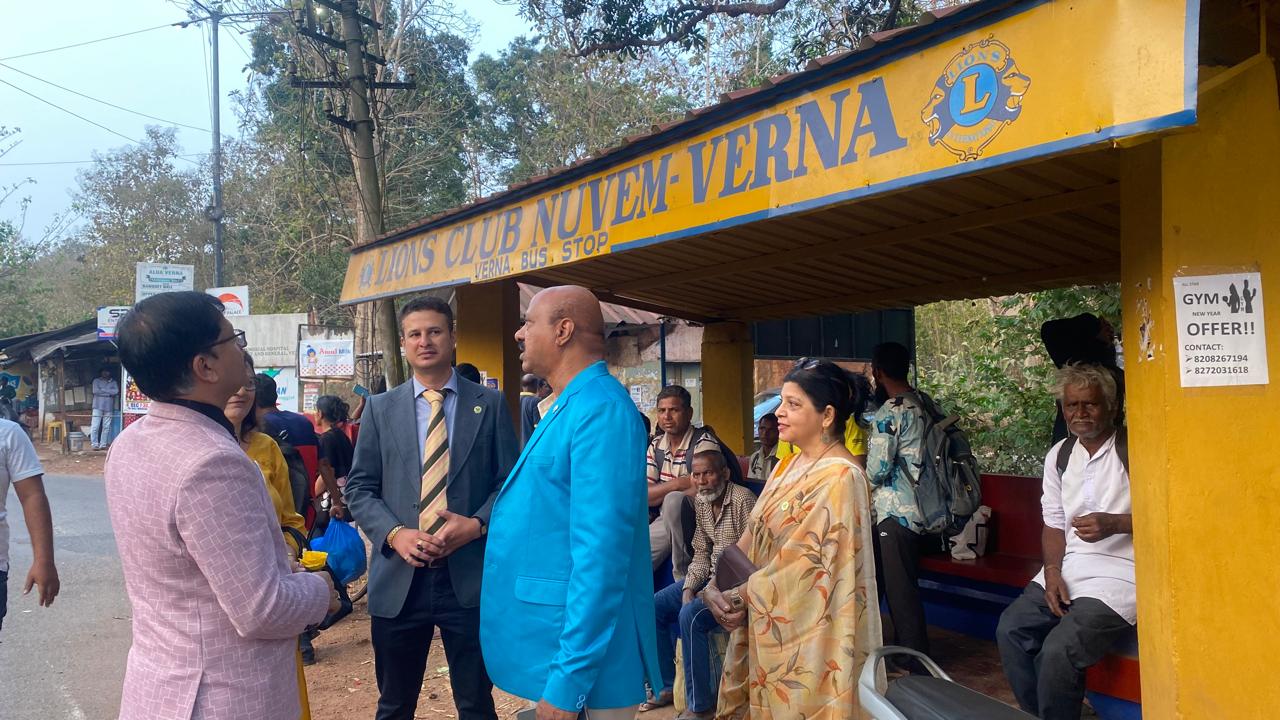 Lions Bus Stop at Verna