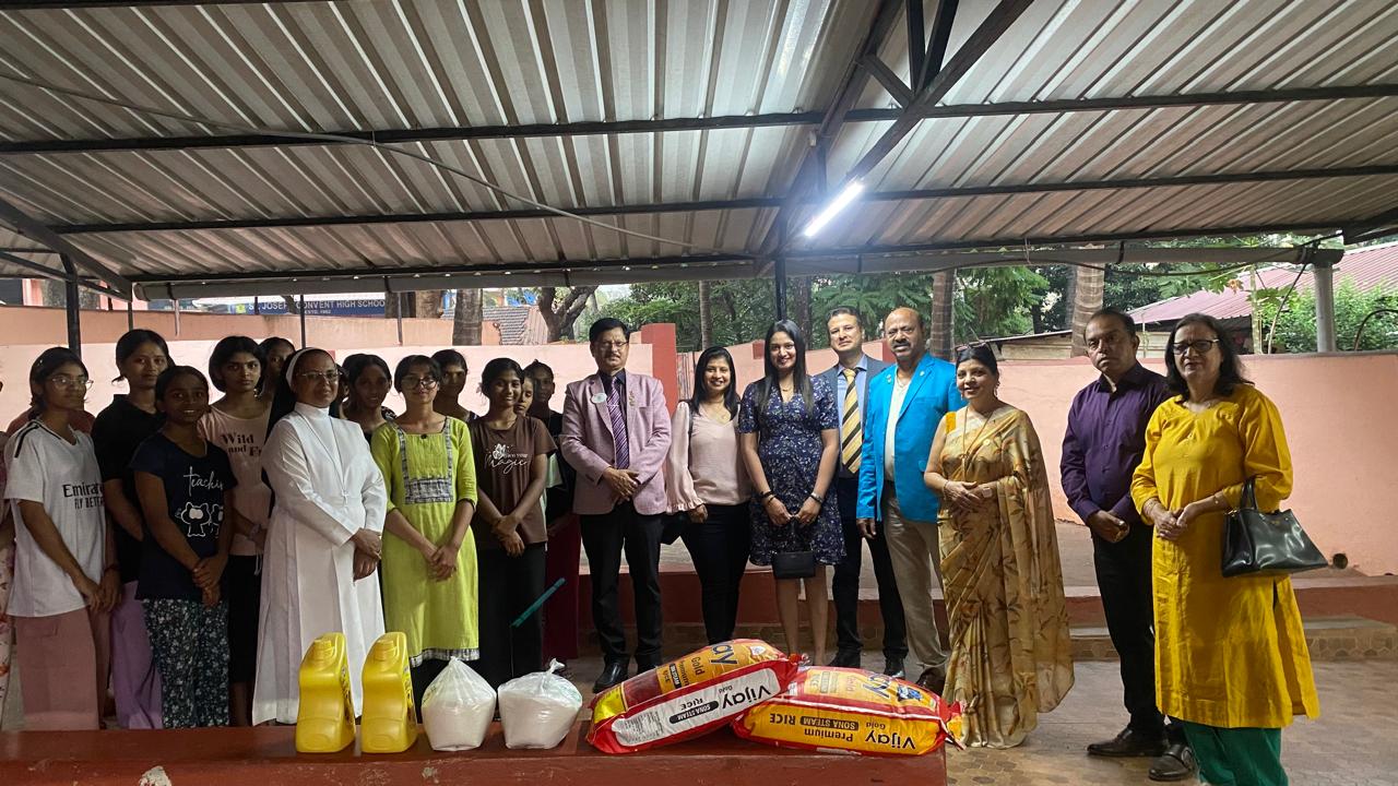 St Joseph's School Boarding , Groceries donation