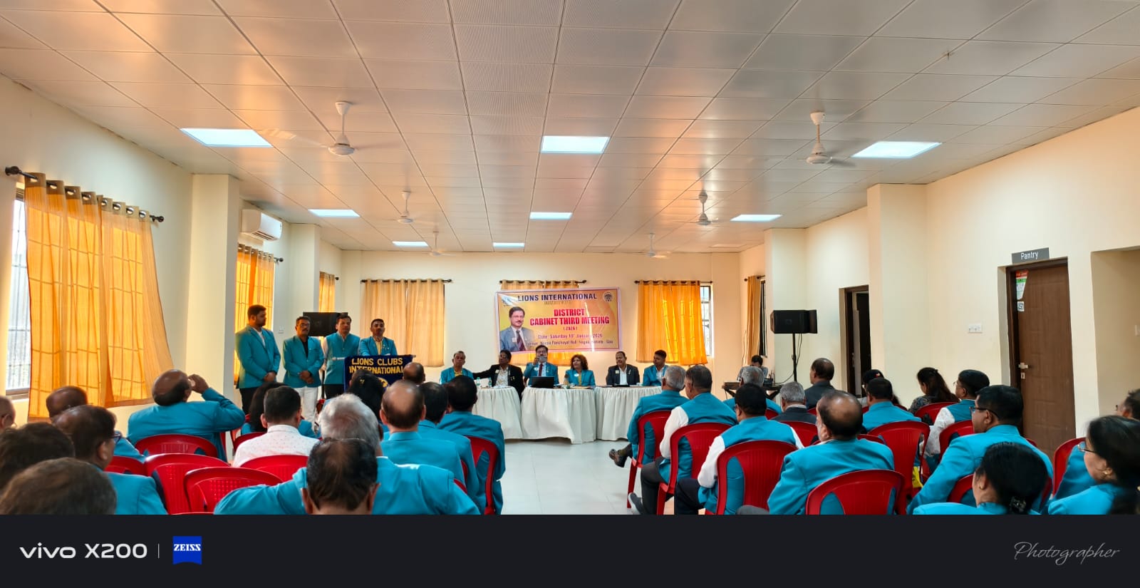 ATTENDED 3RD DISTRCIT CABINET MEETING HELD AT PANCHAYAT HALL NAGOA, VERNA-GOA