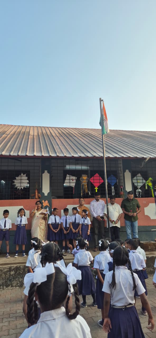Celebrated Republic Day at Govt. Primary School, Carambolim, Tiwsadi, Goa