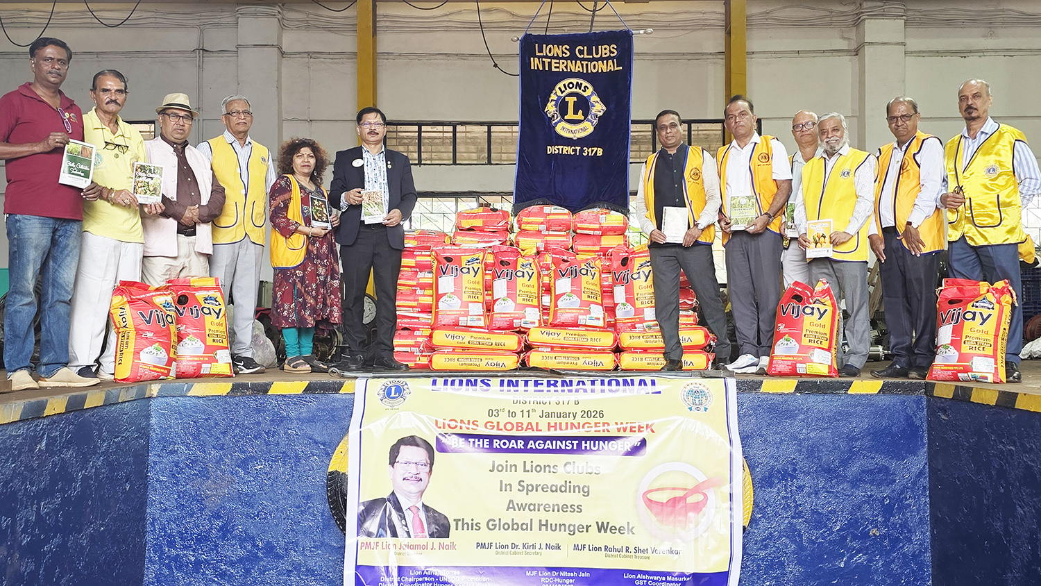 Distribution of Booklets on Vegetable and Fruit Bearing Plants With Seeds of Vegetables with The Importance of Hunger Week To The Region Chaipersons & Zone Chairpersons in the PResence of DG Sir, DCS, DCT, PDG Sir and Lion Narayan