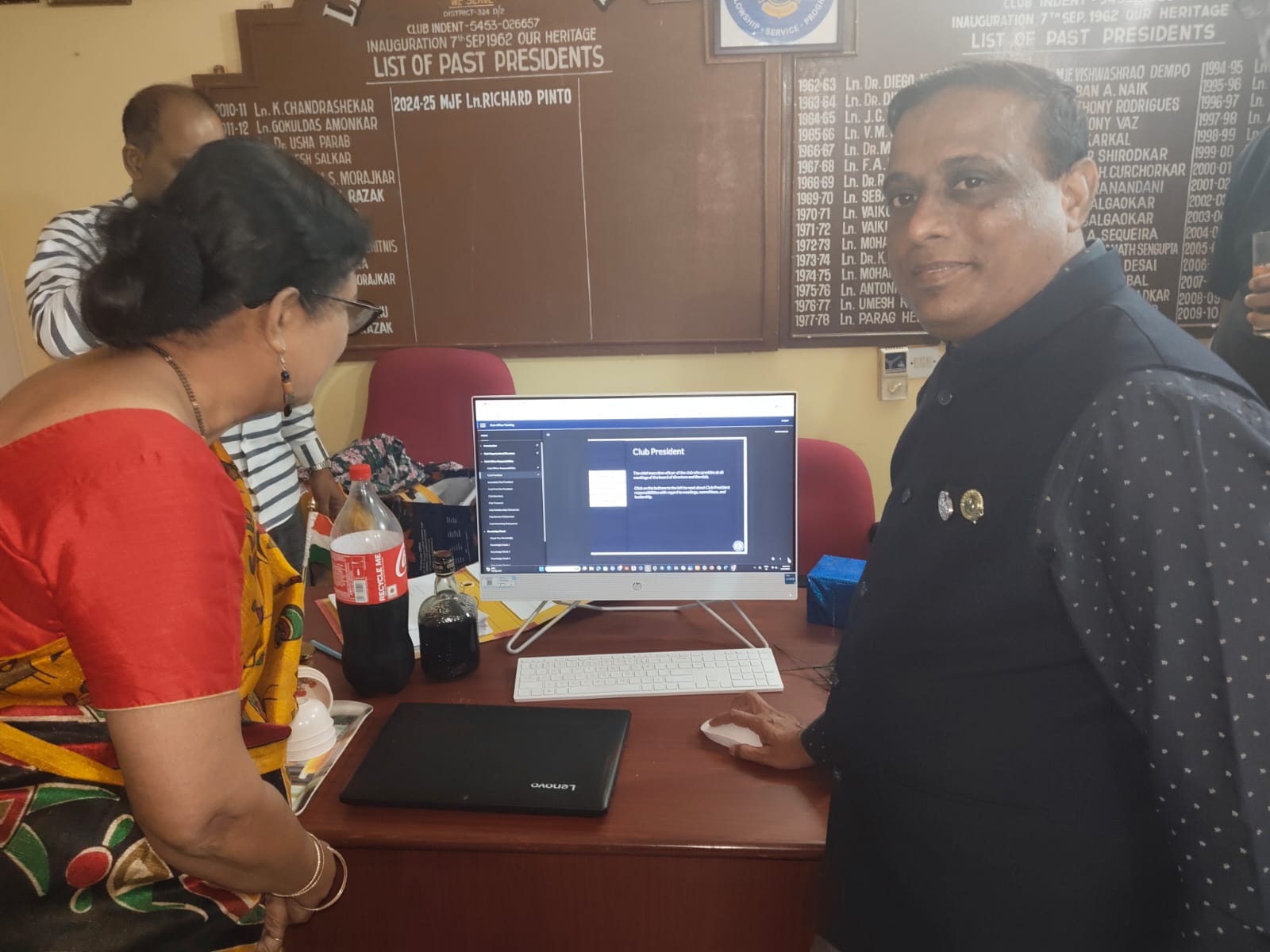 Lions Learning Centre For Lions Club of Panjim For Secretary, Treasurer & President with Completion of 3 Trainings Online