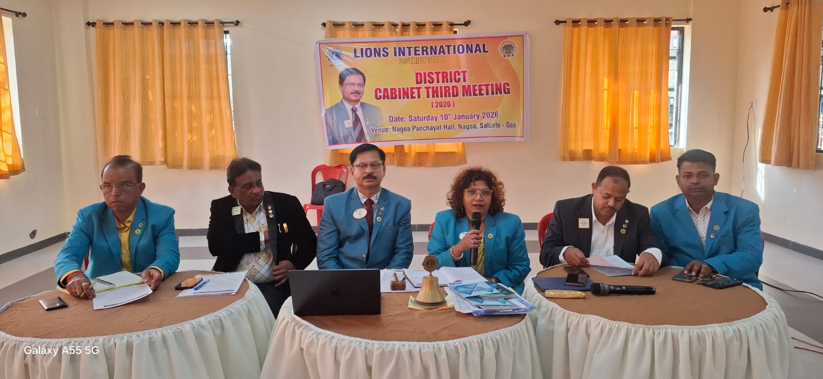 DC MJF Narayan Naik attended the 3rd District Cabinet Meeting