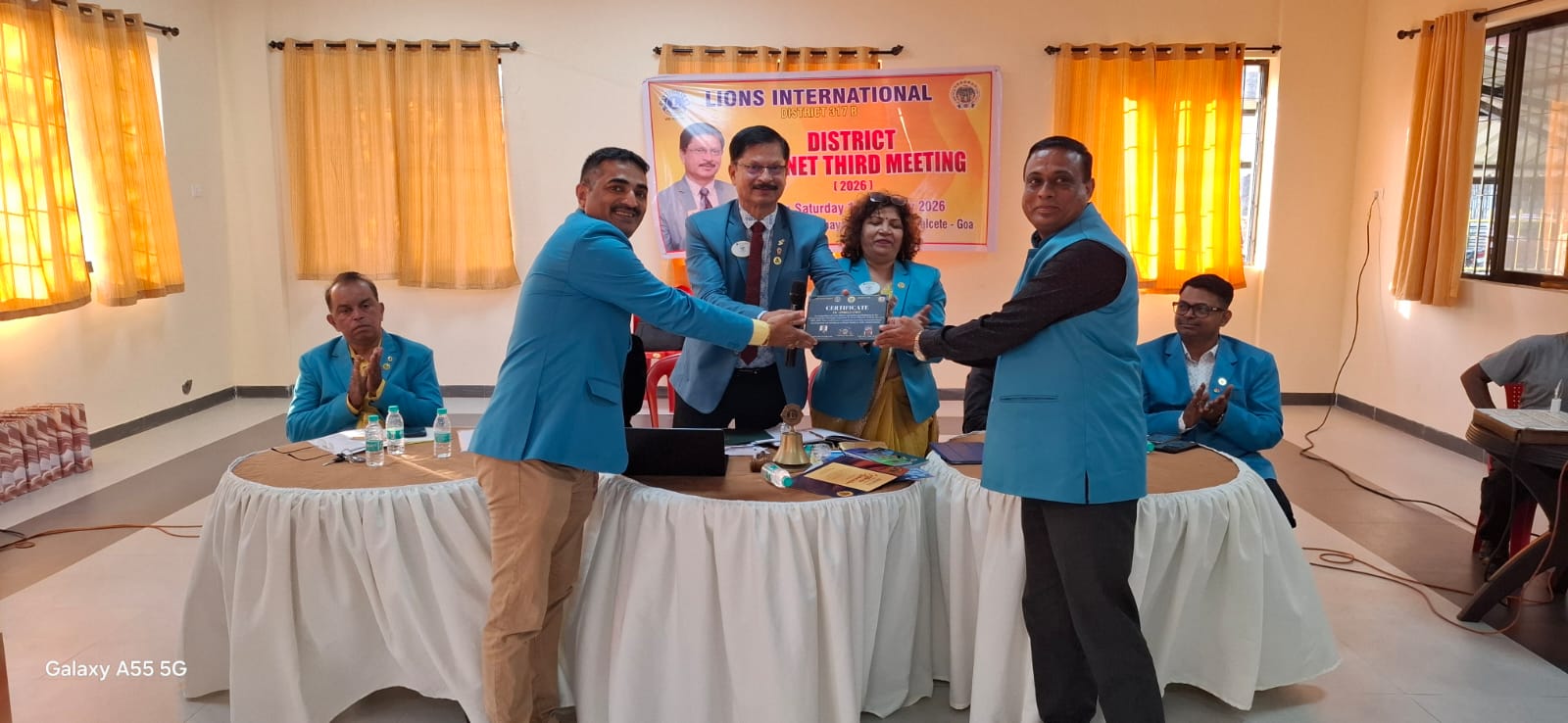 Being Appreciated at The Cabinet Neeting by GLT with The Contribution towards various Trainings / Seminars held 