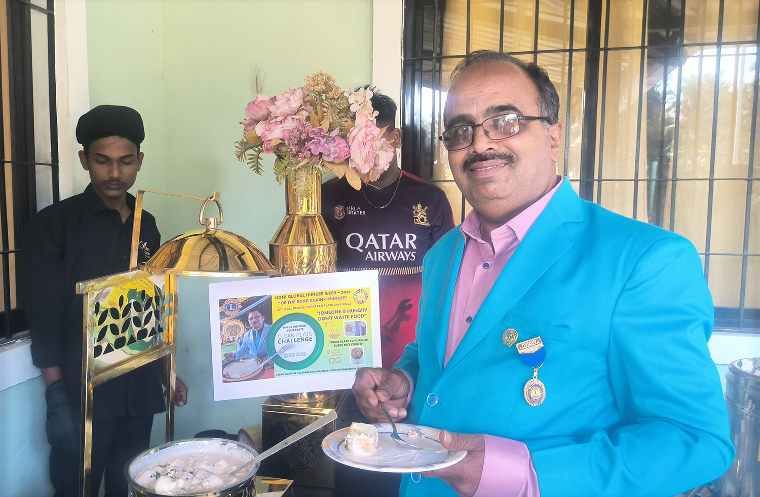 Clean Plate Challenge During The Cabinet Meeting With Our District Program on Hunger Giving Zero Wastage Towards Dignity