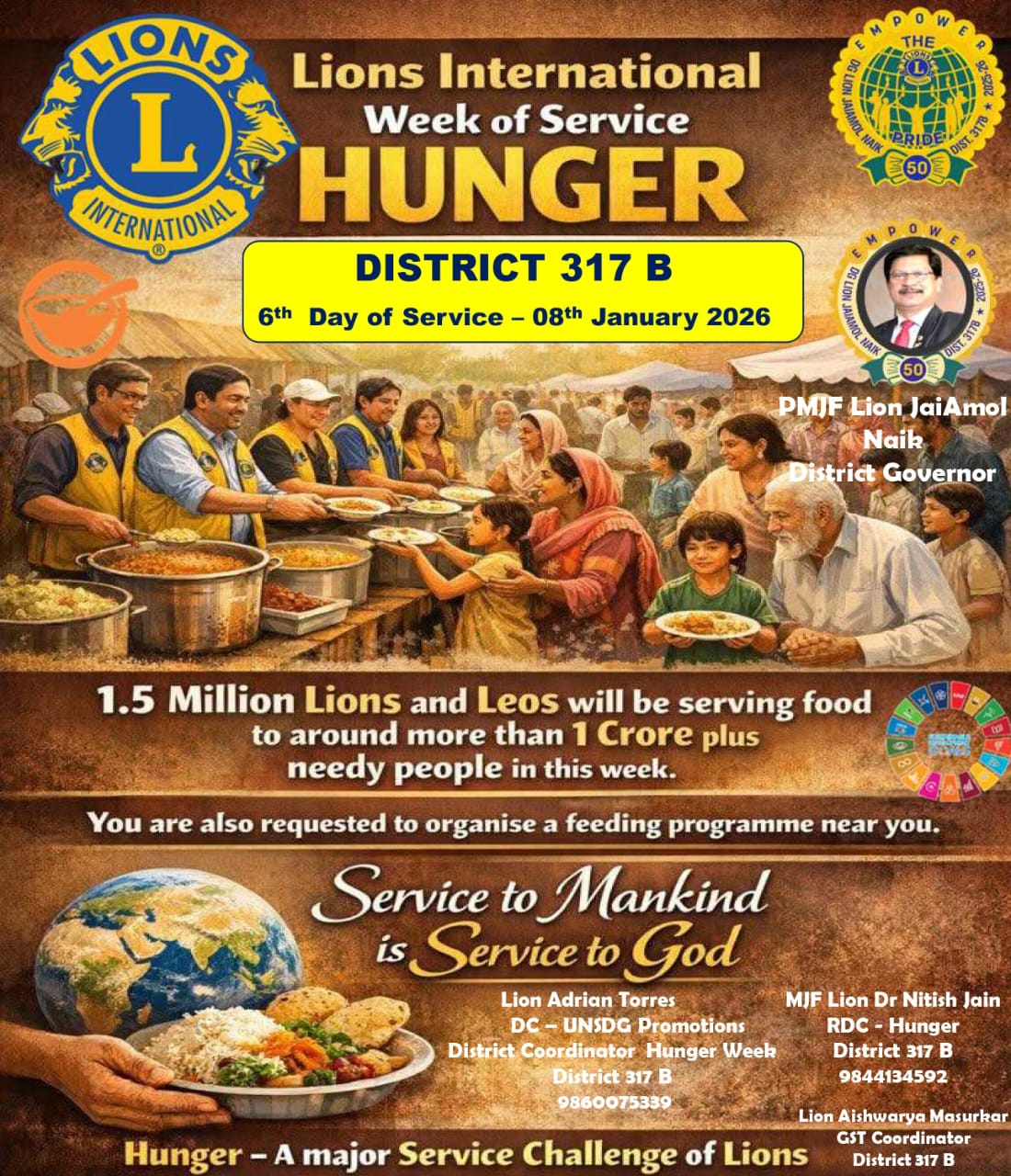 Promo Day 6 To Reach out Clubs of District 317 B