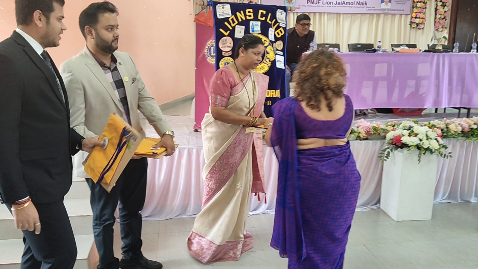 INDUCTED ONE WOMAN MEMBER