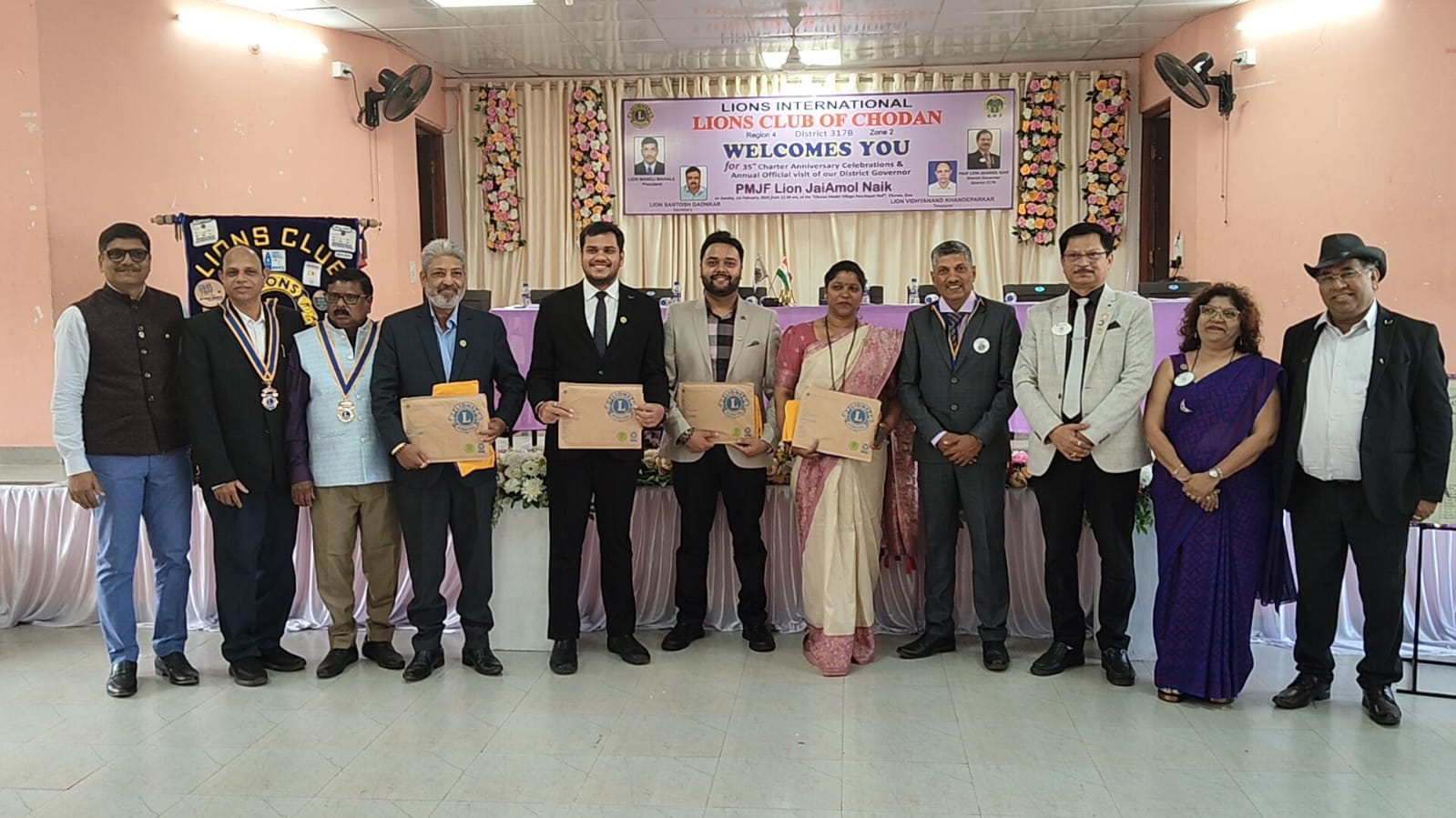 INDUCTED ONE WOMAN MEMBER