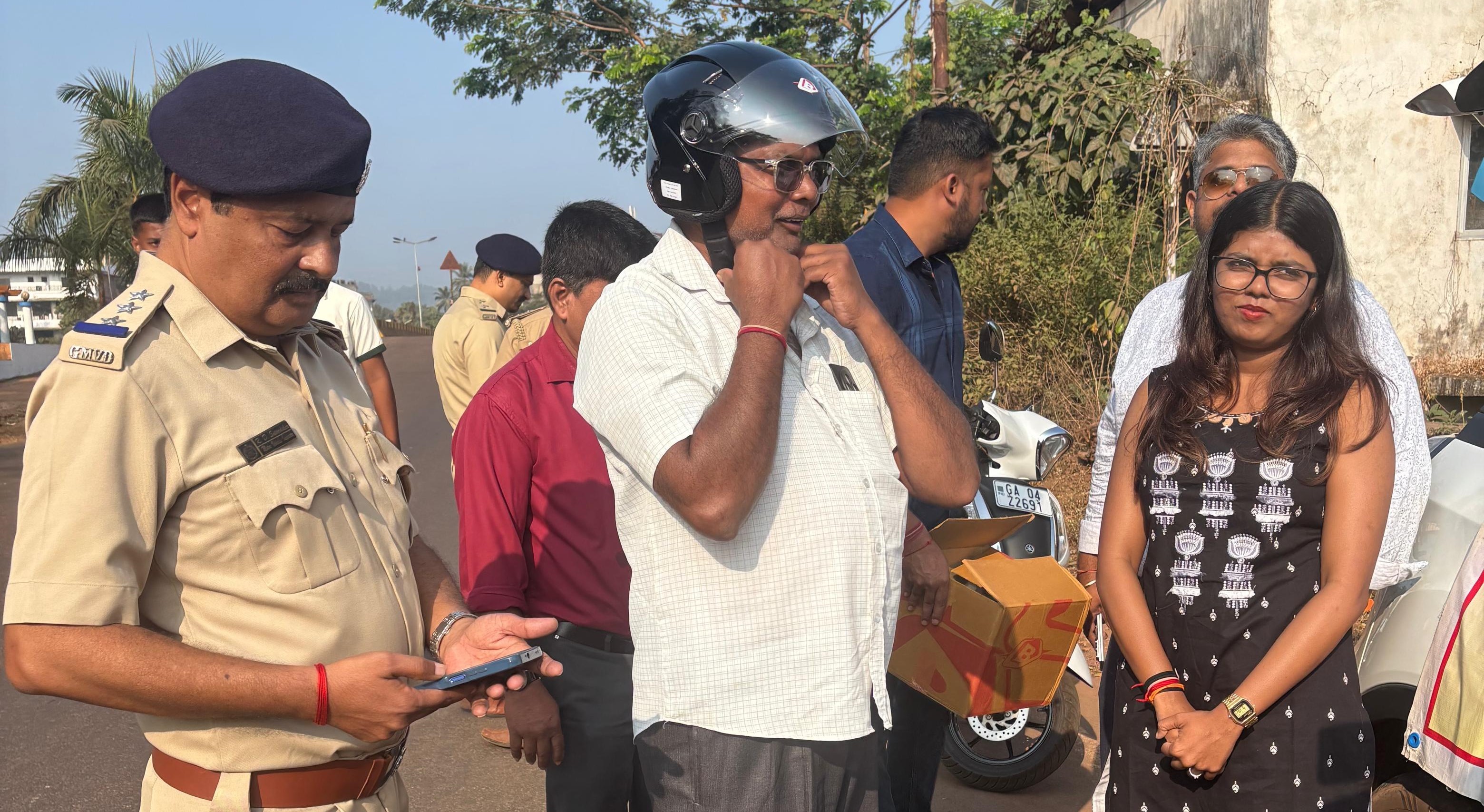 HELMET AWARENESS & DISTRIBUTION DRIVE, National Road Safety Month 2026