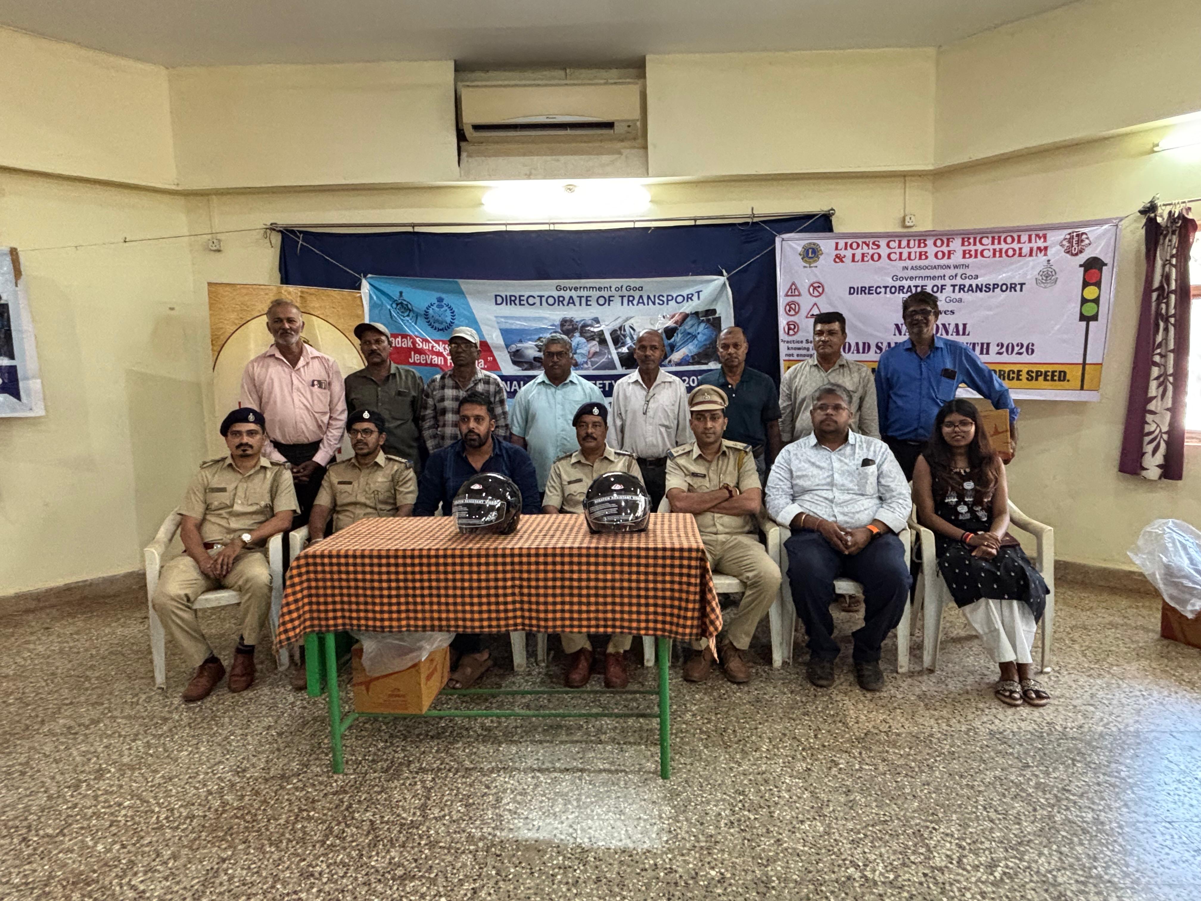 HELMET AWARENESS & DISTRIBUTION DRIVE, National Road Safety Month 2026