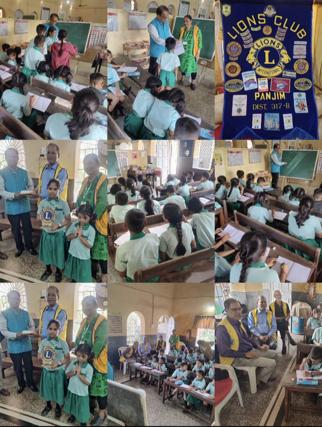 Conducting tutorial class for village students on Vedic Mathematics