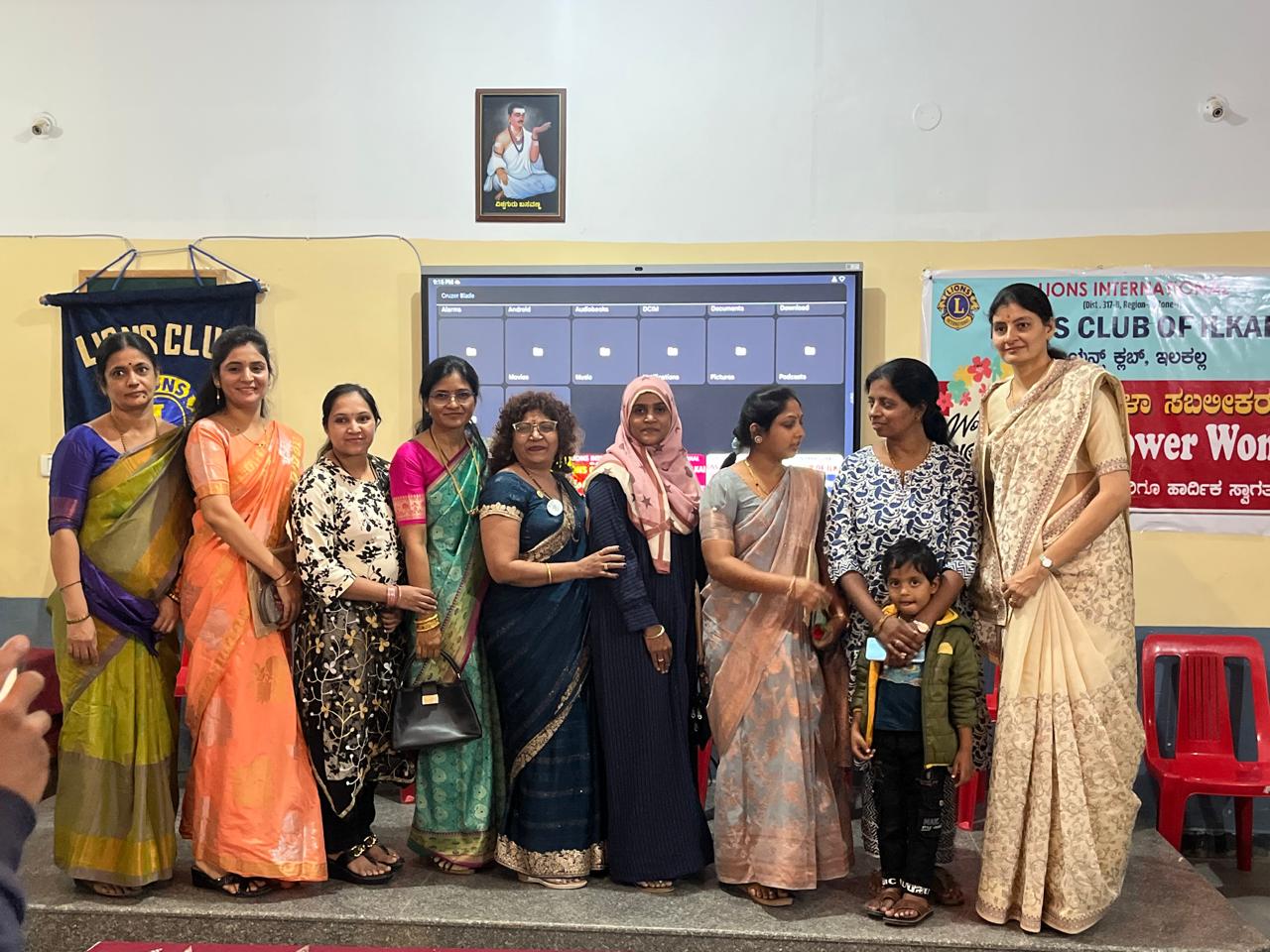 New induction of 12 family mwmbers of Lions members 