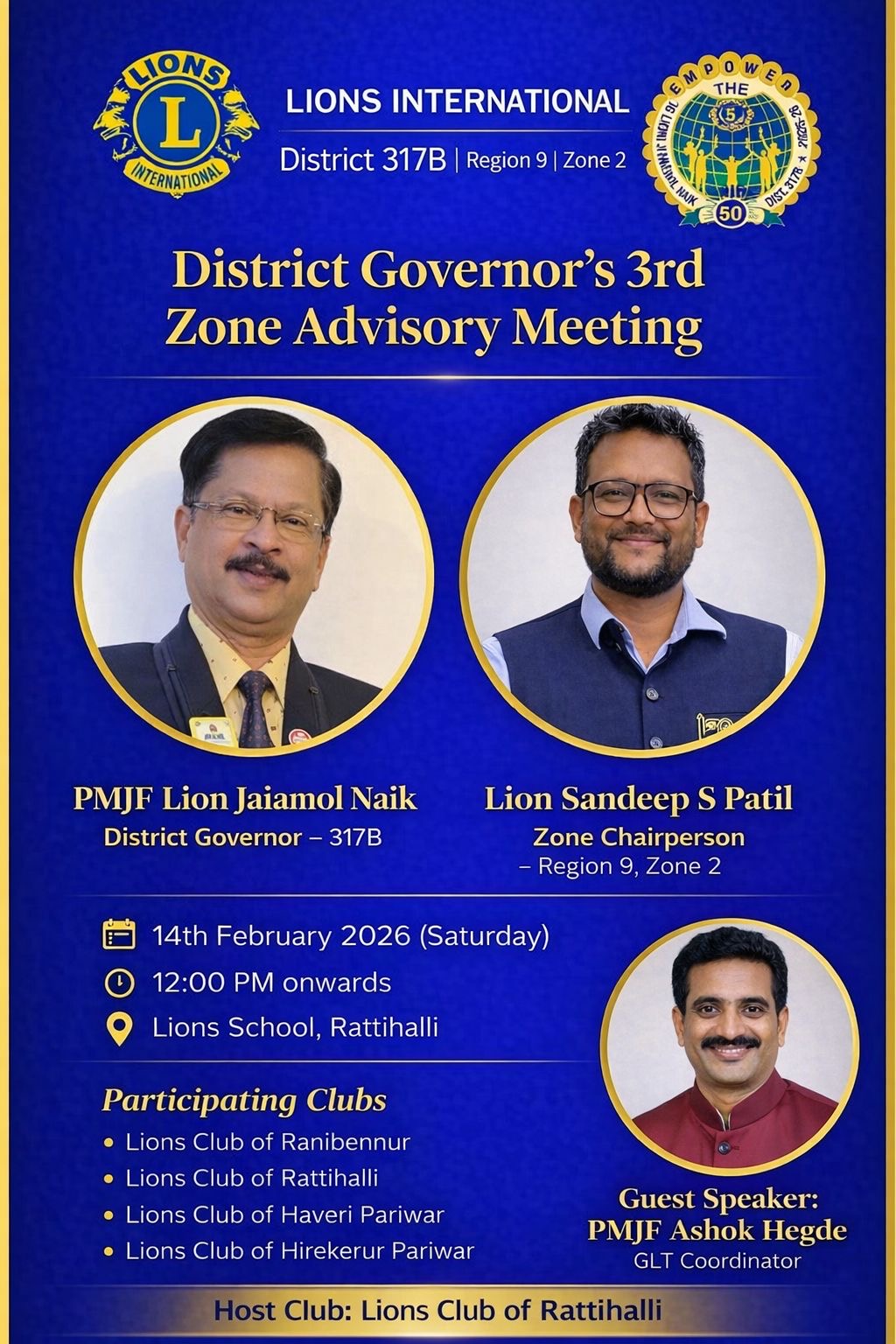 DG’s 3rd Zone Advisory Meeting 